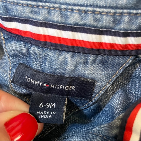 Tommy Hilfiger Blue Denim Baby Dress - Picture 4 of 4